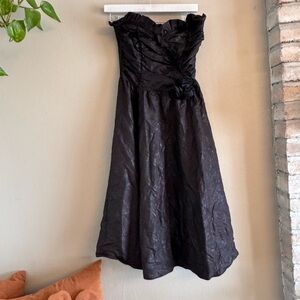 GUNNE‎ SAX Vintage Strapless Prom Dress
